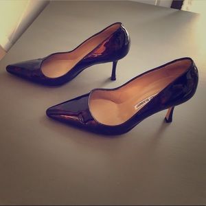 Tortoiseshell Manolo Blahnik Pumps - 39